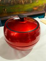 Eclectische ijsemmer prestige ijsklontjes retro vintage rood, Ophalen of Verzenden, Gebruikt, Rood, Eén
