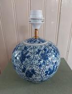 Tafellamp/lamp, blauw/wit porselein, Ophalen, Zo goed als nieuw, Minder dan 50 cm