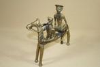 Bronzen paard met twee ruiters Dogon Mali, Antiek en Kunst, Ophalen of Verzenden