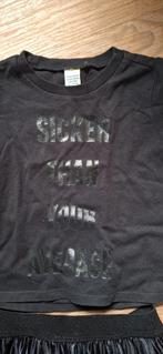 Zwart T-shirt met Opdruk - Maat 86, Ophalen of Verzenden, Gebruikt, Jongetje of Meisje, Shirtje of Longsleeve