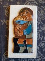 tegel Henk Potters jongen met mand met vis en brood., Antiek en Kunst, Ophalen