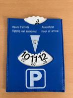Parkeerschijf in blauw kunststof hoesje , Ophalen of Verzenden, Gebruikt