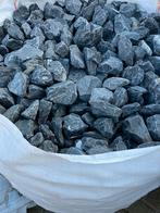 Schanskorf stenen basalt, Ophalen, Antraciet, Zo goed als nieuw, Kei