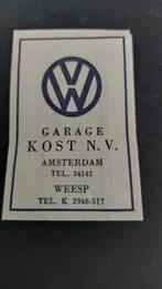 Amsterdam/Weesp, Garage VW Kost N.V., Verzamelen, Verzenden, Nederland
