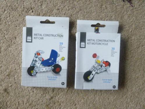 Metal Construction Kit Car & Motorcycle - Samen 2 euro, Kinderen en Baby's, Speelgoed | Educatief en Creatief, Zo goed als nieuw