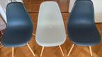 3 Skandinavische stijl stoelen stoelen eetkamerstoelen ikea, Huis en Inrichting, Stoelen, Ophalen, Zo goed als nieuw, Wit, Kunststof
