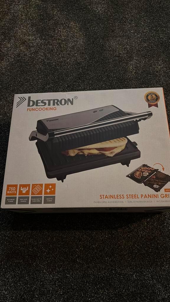 Bestron APG150, Witgoed en Apparatuur, Contactgrills, Ophalen of Verzenden