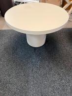 Eettafel rond 120cm beige / creme, Huis en Inrichting, Tafels | Eettafels, Info@savoireinteriors.com, Overige materialen, Rond