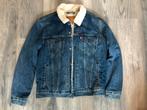 Levi’s Sherpa Trucker Jacket, Maat 38/40 (M), Blauw, Ophalen of Verzenden, Zo goed als nieuw