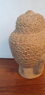 Terracotta boeddha hoofd., Antiek en Kunst, Ophalen of Verzenden