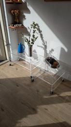 Pair of acrylic tables from 4U design Maastricht, Ophalen, Gebruikt