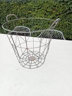 Leuke grote draadmand, Ophalen, Zo goed als nieuw, Rond, Riet