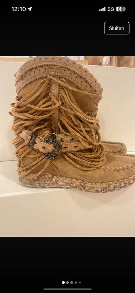 El Vaquero laarsjes, Kleding | Dames, Schoenen, Zo goed als nieuw, Lage of Enkellaarzen, Overige kleuren, Ophalen of Verzenden