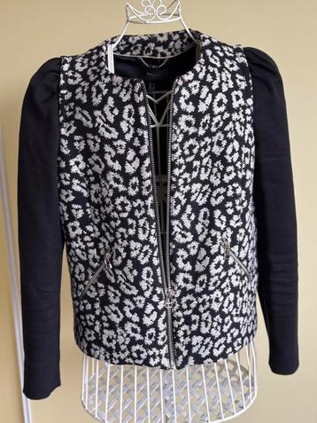 Mooi zwart/wit Mango Colbert jasje maat XL beschikbaar voor biedingen