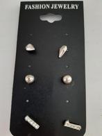 N28 3 paar nieuwe oorbellen, Nieuw, Ophalen of Verzenden, Knopjes of Stekers, Zilver