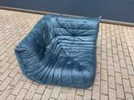 100% authentieke Ligne Roset Togo orig. Petrol Blue leder, Huis en Inrichting, Fauteuils, Ophalen of Verzenden, Zo goed als nieuw