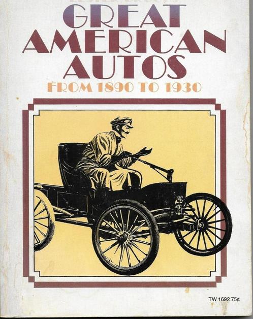 Amerikaanse automerken auto oldtimers 1890 - 1930, Boeken, Auto's | Boeken, Zo goed als nieuw, Algemeen, Verzenden