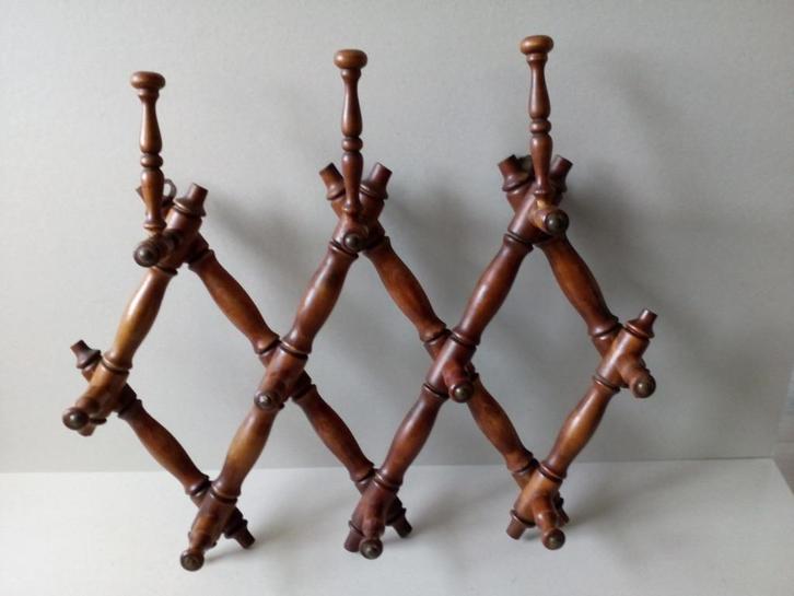 Faux bamboo antieke wandkapstok. Hoeden /Jassen., Huis en Inrichting, Woonaccessoires | Kapstokken, Gebruikt, Wandkapstok, Minder dan 100 cm