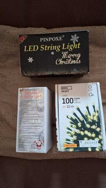 2 × doosjes Pinpoxe en 1 × Emos select kerstverlichting  beschikbaar voor biedingen