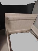 White wash houten bed, Gebruikt, 90 cm, Eenpersoons, Wit