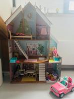 Groot barbiehuis 120 cm hoog, Kinderen en Baby's, Speelgoed | Poppenhuizen, Ophalen, Zo goed als nieuw, Poppenhuis