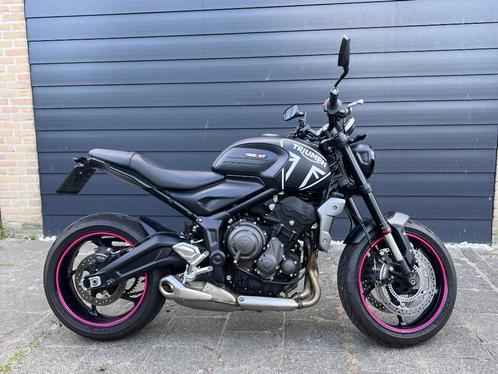 Triumph Trident 660 | Zeer netjes | 2021 | 35kW A2 | 7k km, Motoren, Motoren | Triumph, Particulier, Naked bike, 12 t/m 35 kW