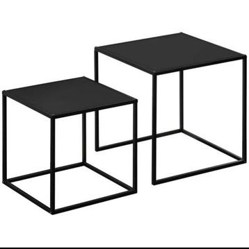 bijzettafel, salontafel, gedekte tafel, set van 2 NİEUW beschikbaar voor biedingen