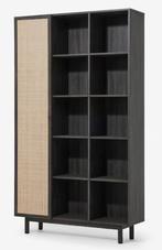 Made Pavia boekenkast zwart hout effect, Ophalen, 100 tot 150 cm, Zo goed als nieuw, 150 tot 200 cm
