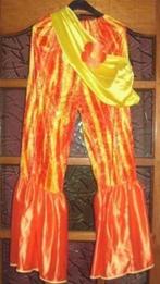 Hippie Flower Power broek met sjaal mt 152, Kinderen en Baby's, Ophalen of Verzenden, Nieuw, 146 t/m 152, Meisje