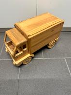 Houten Speelgoed Truck met Blokken, Ophalen of Verzenden, Zo goed als nieuw, Jongen of Meisje