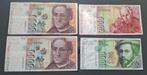 Spanje 13.000 peseta's 2x 5000 1x 2000 1x 1000 gebruikt., Verzenden, Buitenland, Bankbiljetten