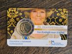 Troonwisseling Dubbelprotret 2 euro - Coincard + Mapje, Postzegels en Munten, Munten | Nederland, Ophalen of Verzenden, Koningin Beatrix