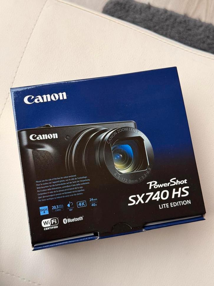 Canon PowerShot sx740 hs lite zwart, Audio, Tv en Foto, Fotocamera's Digitaal, Nieuw, Compact, Canon, 8 keer of meer, Ophalen of Verzenden