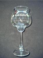 6 Irish coffee glazen met klavertje 3 en bewerkte voet., Ophalen of Verzenden, Zo goed als nieuw, Overige typen