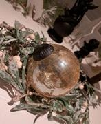 Craquelé  glazen kerstbal, Diversen, Kerst, Ophalen of Verzenden, Zo goed als nieuw