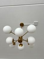 Hanglamp plafondlamp wit goud bol, Huis en Inrichting, Lampen | Plafondlampen, Ophalen of Verzenden, Zo goed als nieuw