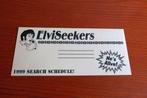 Elvis Presley ElviSeekers 1999 search schedule envelop, Ophalen of Verzenden, Zo goed als nieuw, Foto of Kaart