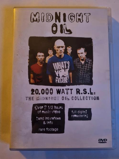 Midnight Oil - 20000 Watt Rsl, the collection. Muziekdvd, Cd's en Dvd's, Dvd's | Muziek en Concerten, Gebruikt, Alle leeftijden