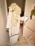 Sinterklaas staf en onderjurk met pruik en baard, Ophalen of Verzenden