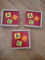 Houten letters speelgoed van playtive junior (3 sets), Ophalen, Zo goed als nieuw, Overige typen