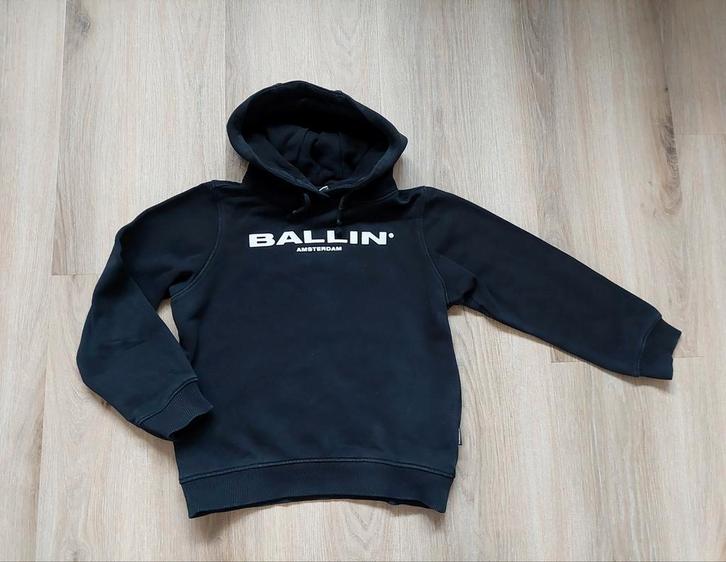 Stoere sweater hoodie Ballin Amsterdam Maat 134-140, Kinderen en Baby's, Kinderkleding | Maat 134, Zo goed als nieuw, Jongen, Trui of Vest