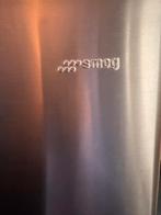 Smeg RVS retro koelkast., Witgoed en Apparatuur, Koelkasten en IJskasten, Ophalen, Gebruikt, 200 liter of meer, 60 cm of meer