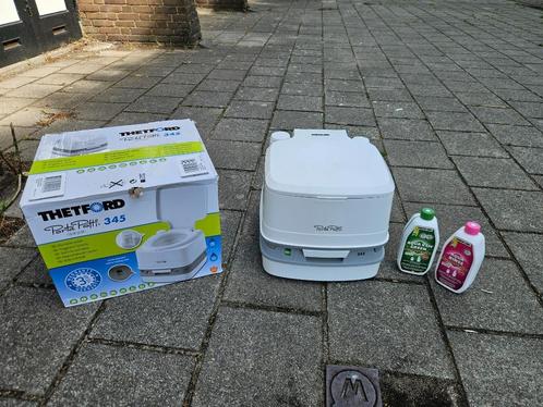 Camping WC ThetFord Porta Potti 345 + vloeistof, als nieuw!, Caravans en Kamperen, Kampeeraccessoires, Zo goed als nieuw, Ophalen
