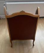 Bordeauxrode Chesterfield fauteuil, Huis en Inrichting, Fauteuils, Ophalen, Gebruikt, 75 tot 100 cm, 75 tot 100 cm
