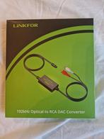 Linkfor 192kHz optical to RCA DAC converter, Ophalen of Verzenden, Nieuw