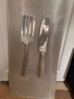 Groot Zilveren Mes en Vork Decoratie, Huis en Inrichting, Ophalen of Verzenden, Nieuw
