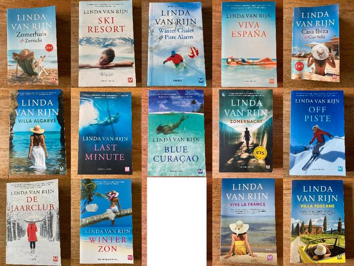 17x Linda van Rijn - Winter Chalet & Piste Alarm, Off Piste, Boeken, Thrillers, Gelezen, Nederland, Ophalen of Verzenden