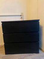 Ladekast IKEA zwart, Zo goed als nieuw, 3 of 4 laden, Minder dan 100 cm, 25 tot 50 cm