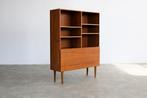 vintage boekenkast | buffetkast | jaren 60 | Deens, Gebruikt, ., Glas, Ophalen of Verzenden
