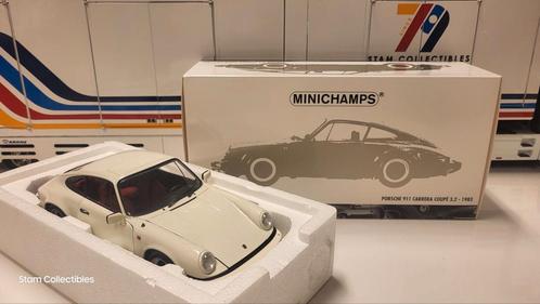 Minichamps Porsche 911 930 Carrera Coupe 3.2 White - 1983, Hobby en Vrije tijd, Modelauto's | 1:18, Nieuw, Auto, MiniChamps, Ophalen of Verzenden